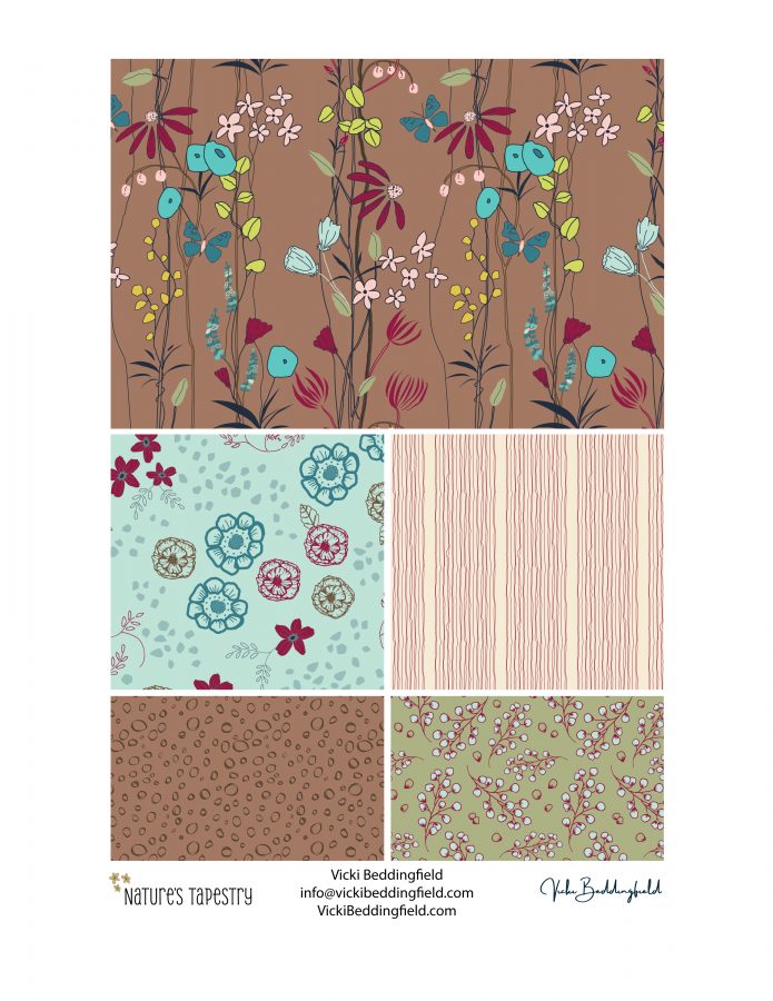 Nature's Tapestry Mocha complete collection sell sheet