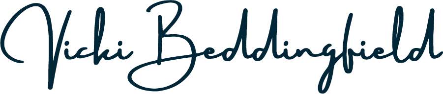 Script signature of Vicki Beddingfield